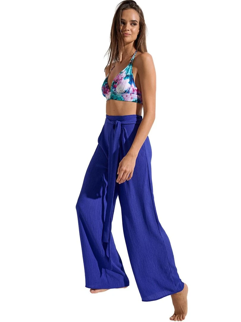 Pantalon estival long Japan   Bleu