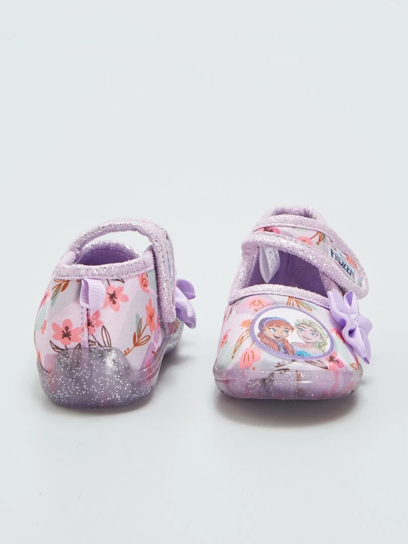 Chaussons 'Reine des Neiges'   Violet