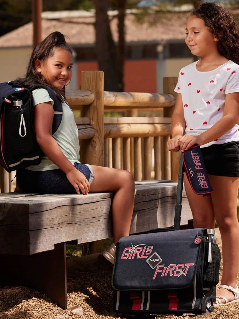 BODYPACK Cartable 41 cm roulettes recyclé Girl First Bleu