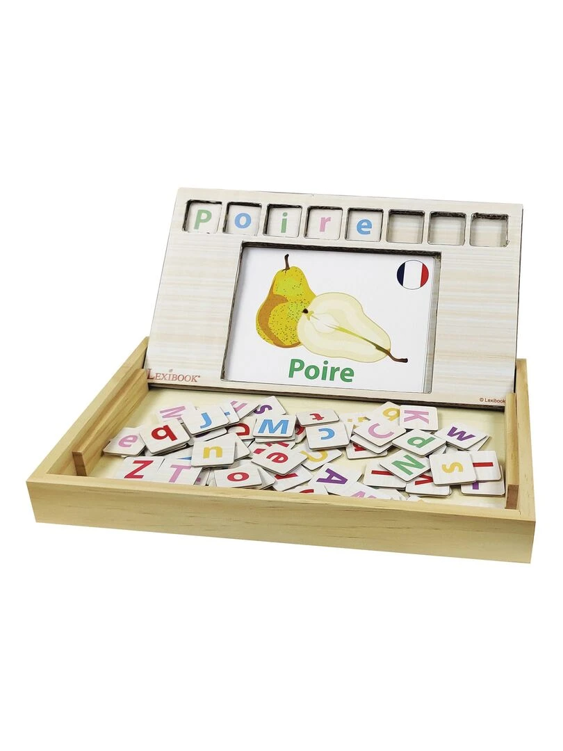 Bio Toys L’ecole Des Mots Bilingue Français Anglais – Jeu En Bois N/A