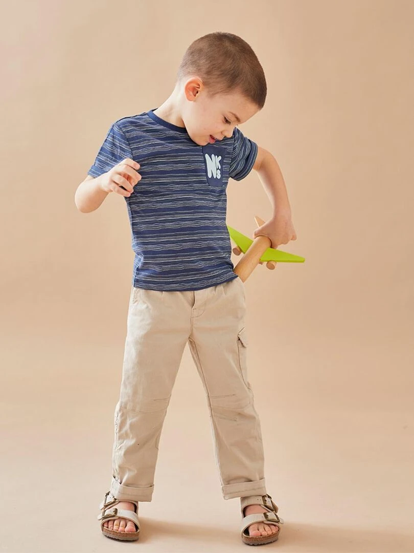 Pantalon 2 en 1 en twill sable Noukie's Beige