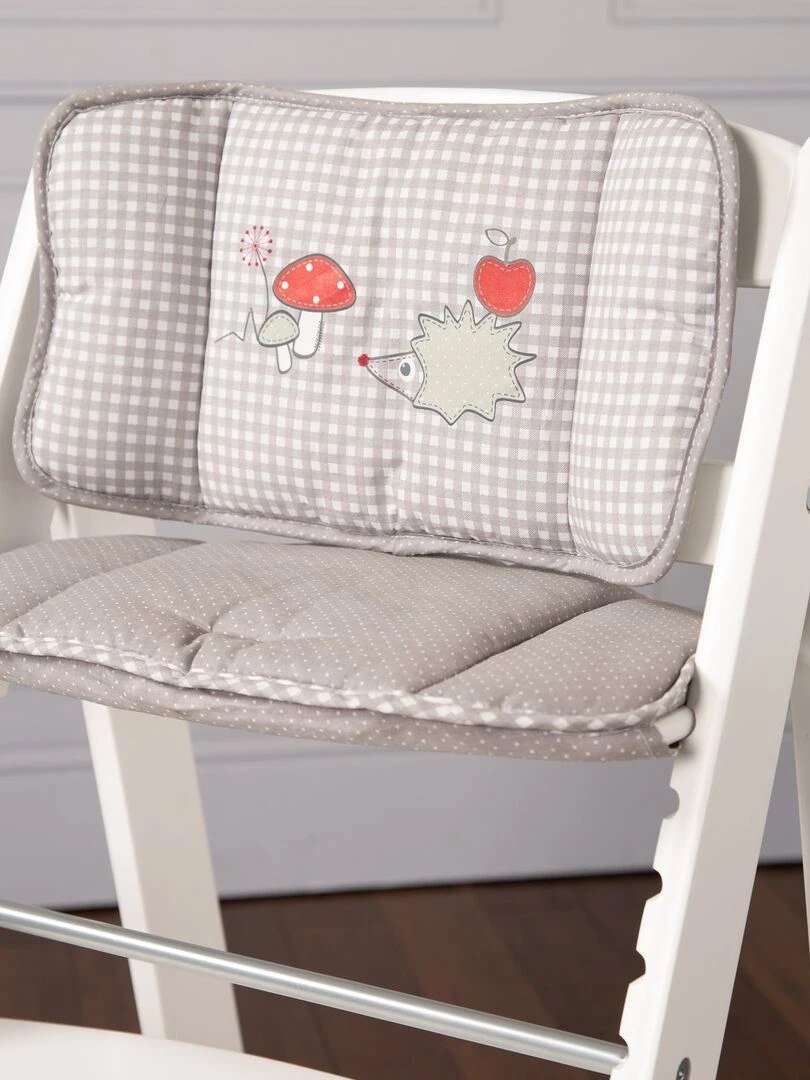 ROBA Chaise Haute Évolutive "Sit Up III" + Coussin "Adam & Eule"   Blanc