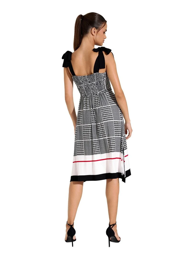 Robe estivale à bretelles Quito   Noir