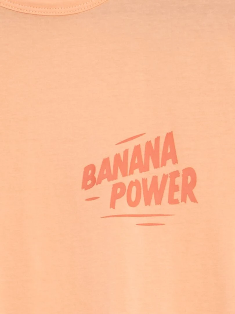 Ensemble pyjama t shirt + short 2 pièces Orange