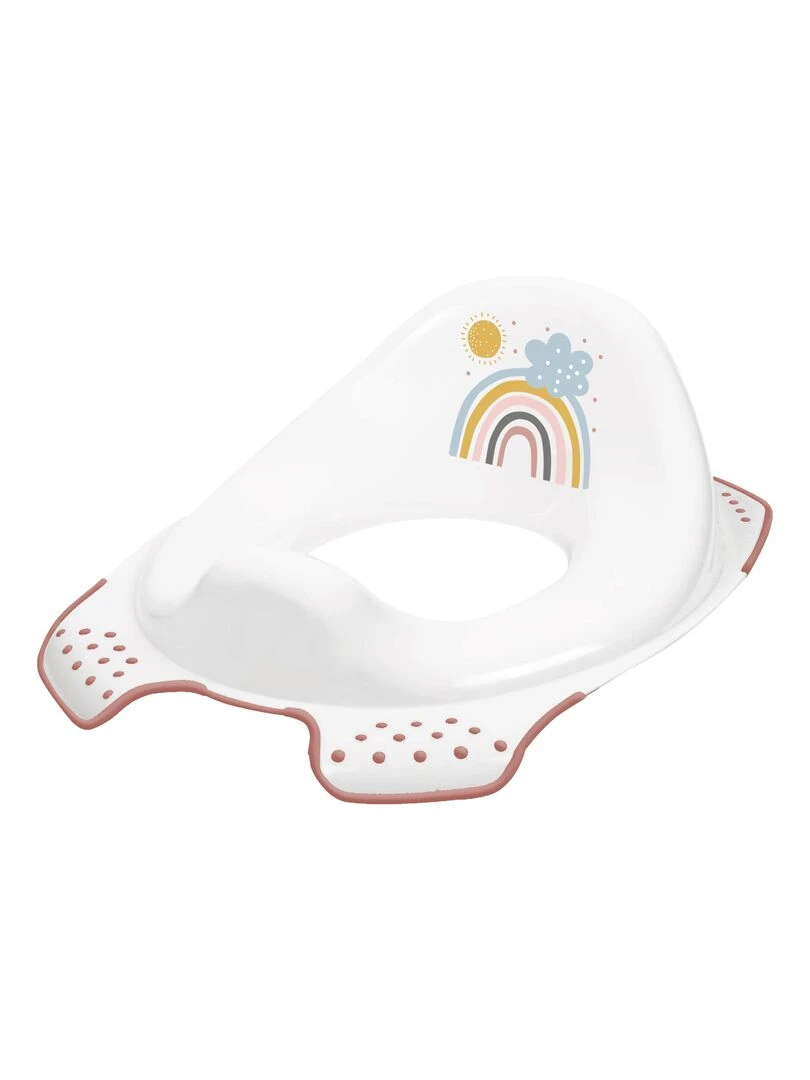 REDUCTEUR DE TOILETTES ANTIDERAPANT "RAINBOW" Blanc Multicolore