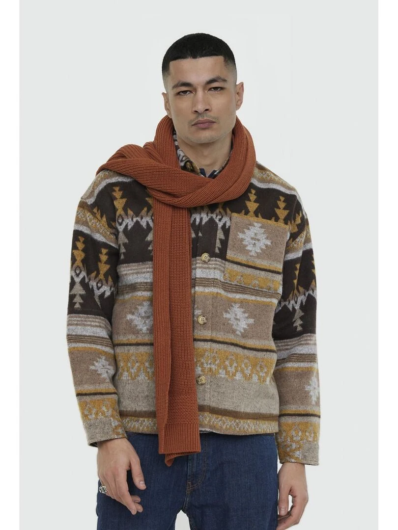 Lee Cooper Echarpe coton WALINE Marron