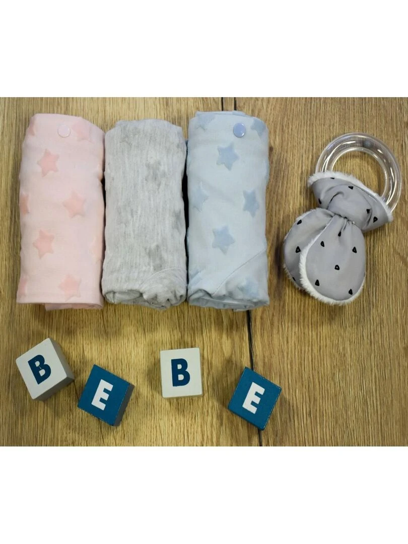 Pyjama Velours Dévoré 'étoilées''doo&bo' Gris