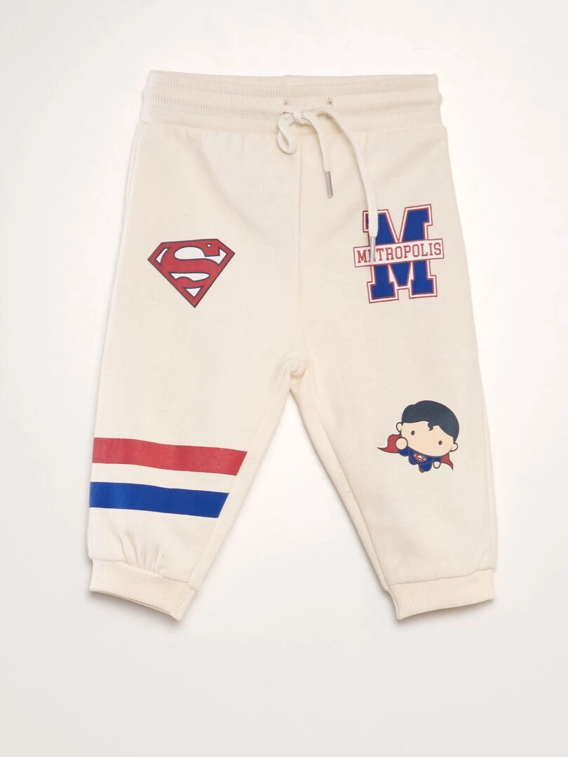 Ensemble en molleton 'Superman'   2 pièces   Beige