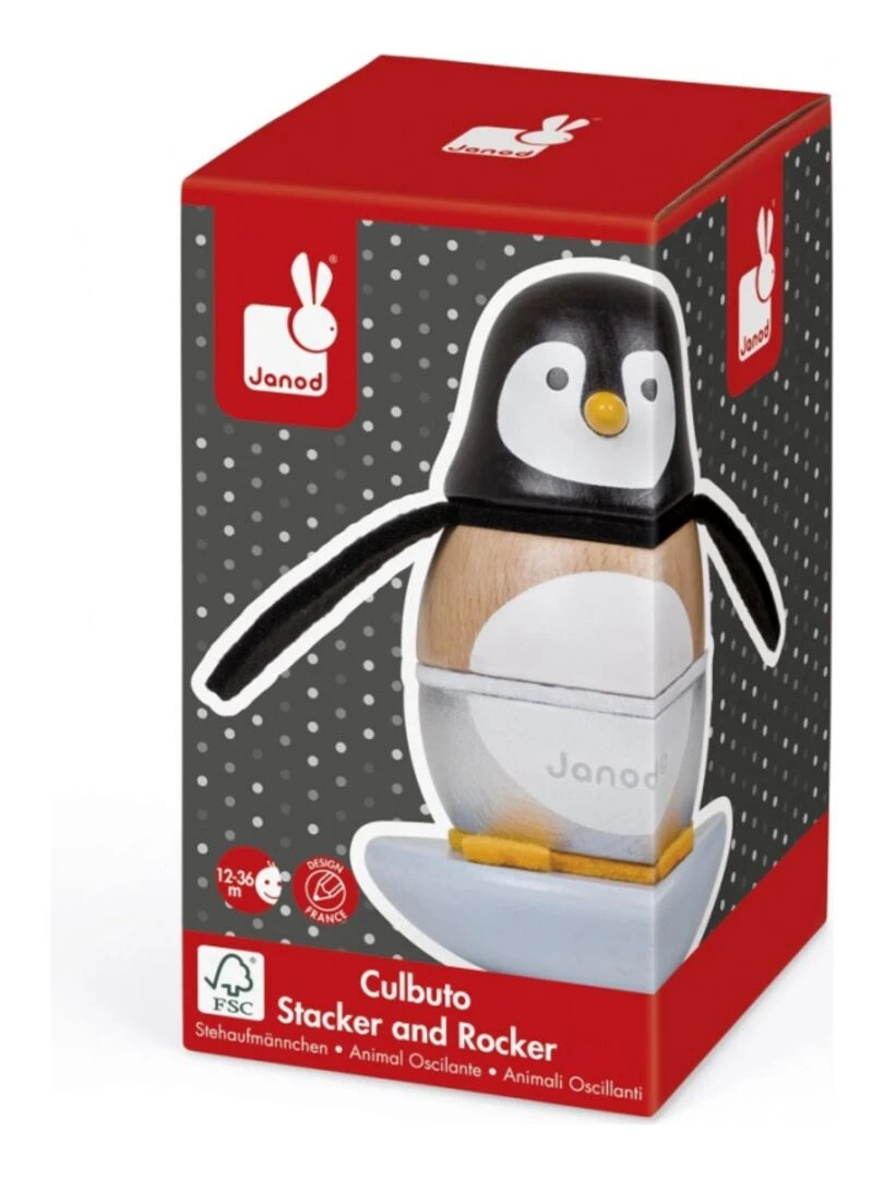 Jeu à empiler culbuto pingouin zigolos   N/A