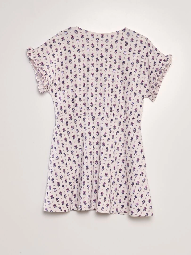 Robe volantée   Beige