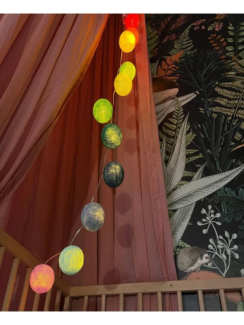 Rainbow   Guirlande LED avec télécommande   Rouge