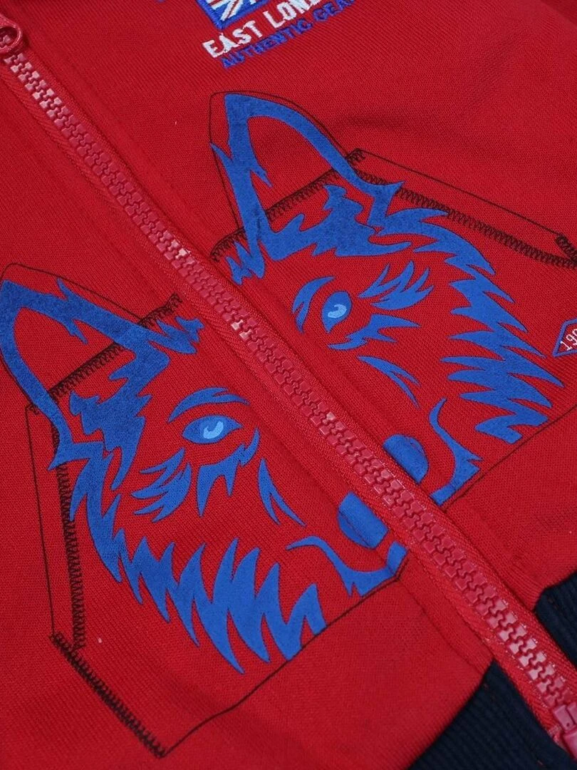 Lee Cooper   Ensemble ​​Veste pantalon bébé garçon Imprimé Logo   Rouge