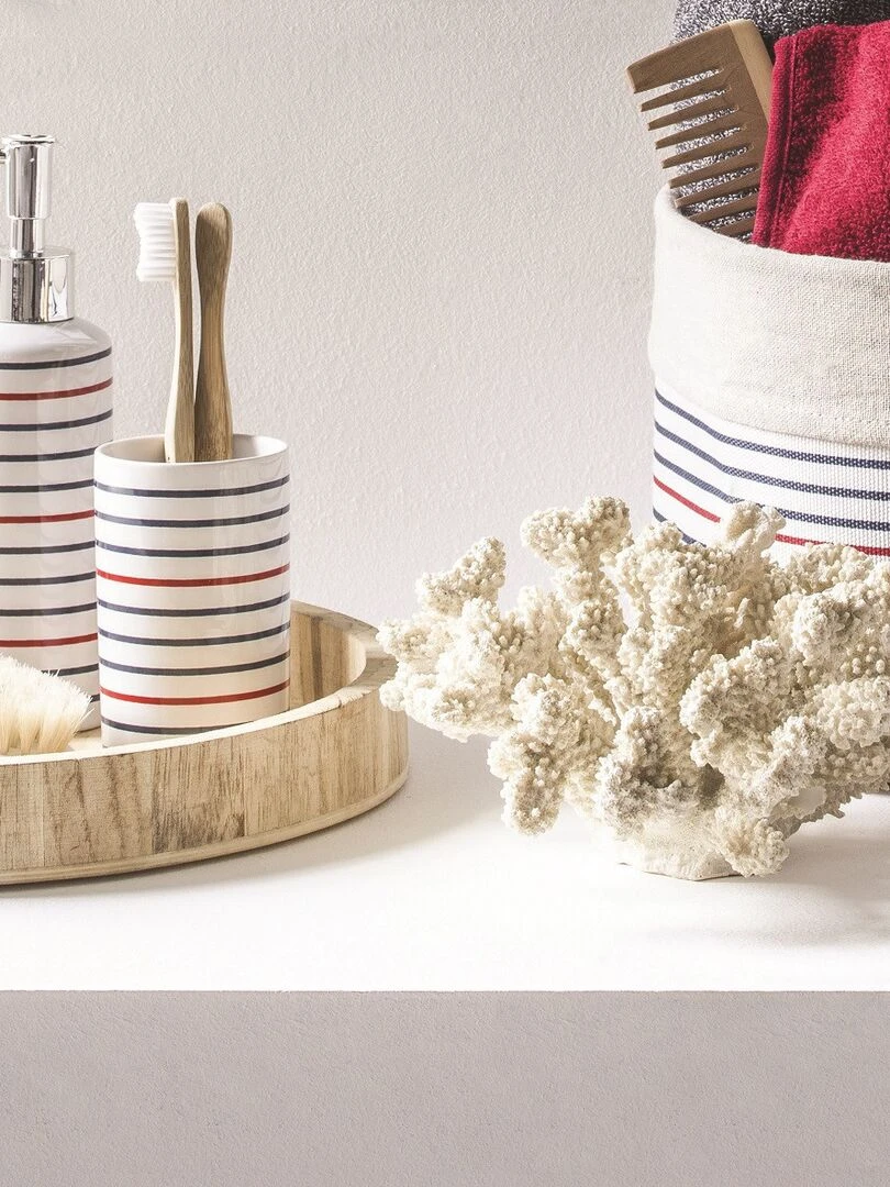 Guy Levasseur Distributeur de savon en céramique blanc Blanc