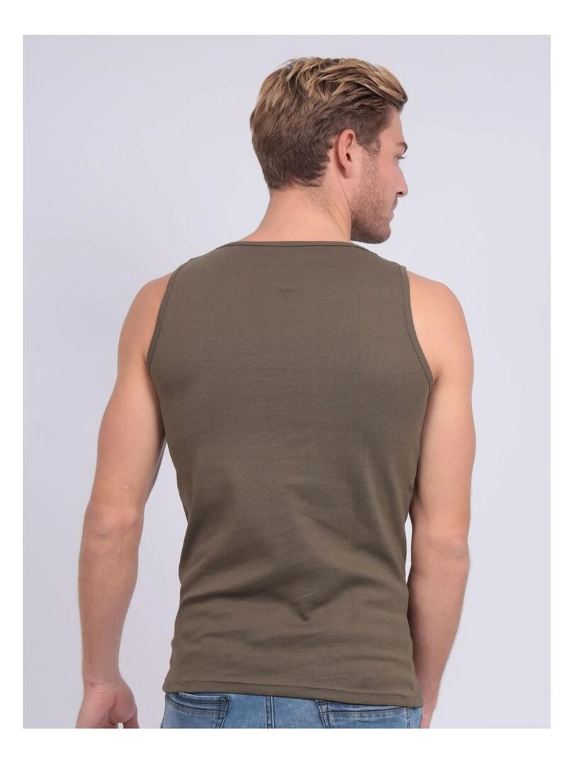Débardeur pur coton organique WILL III   Kaki