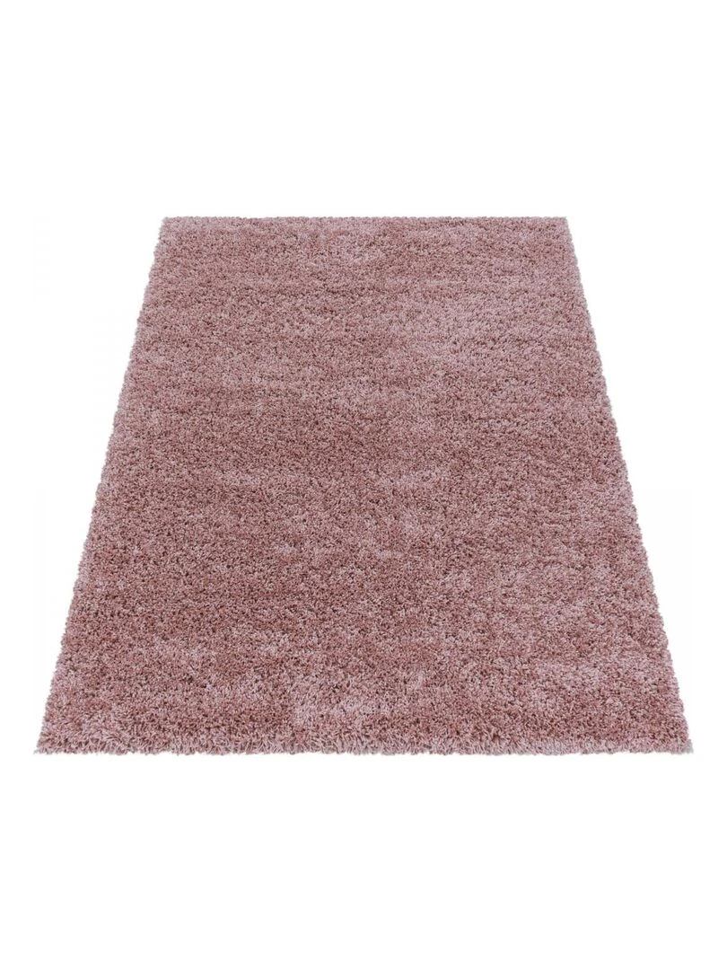 Tapis shaggy UNI I OEKO TEX® Rose