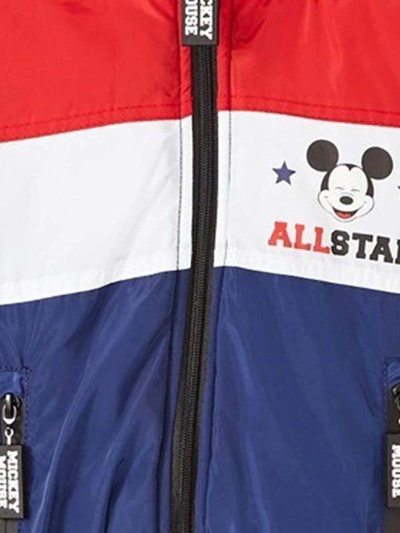 Disney   Parka garçon imprimé Mickey   Rouge