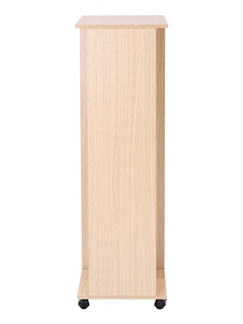 Armoire penderie de rangement bois   Beige
