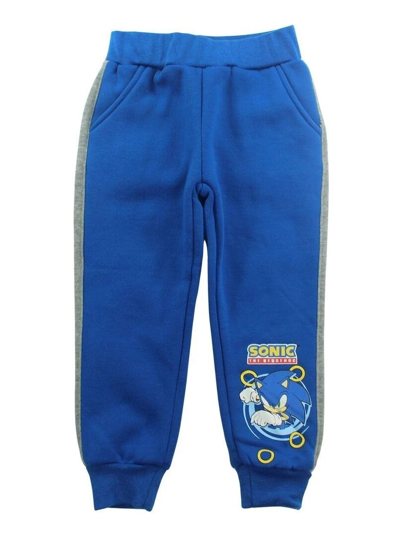 Sonic   Ensemble ​​Veste pantalon garçon Imprimé Sonic   Gris