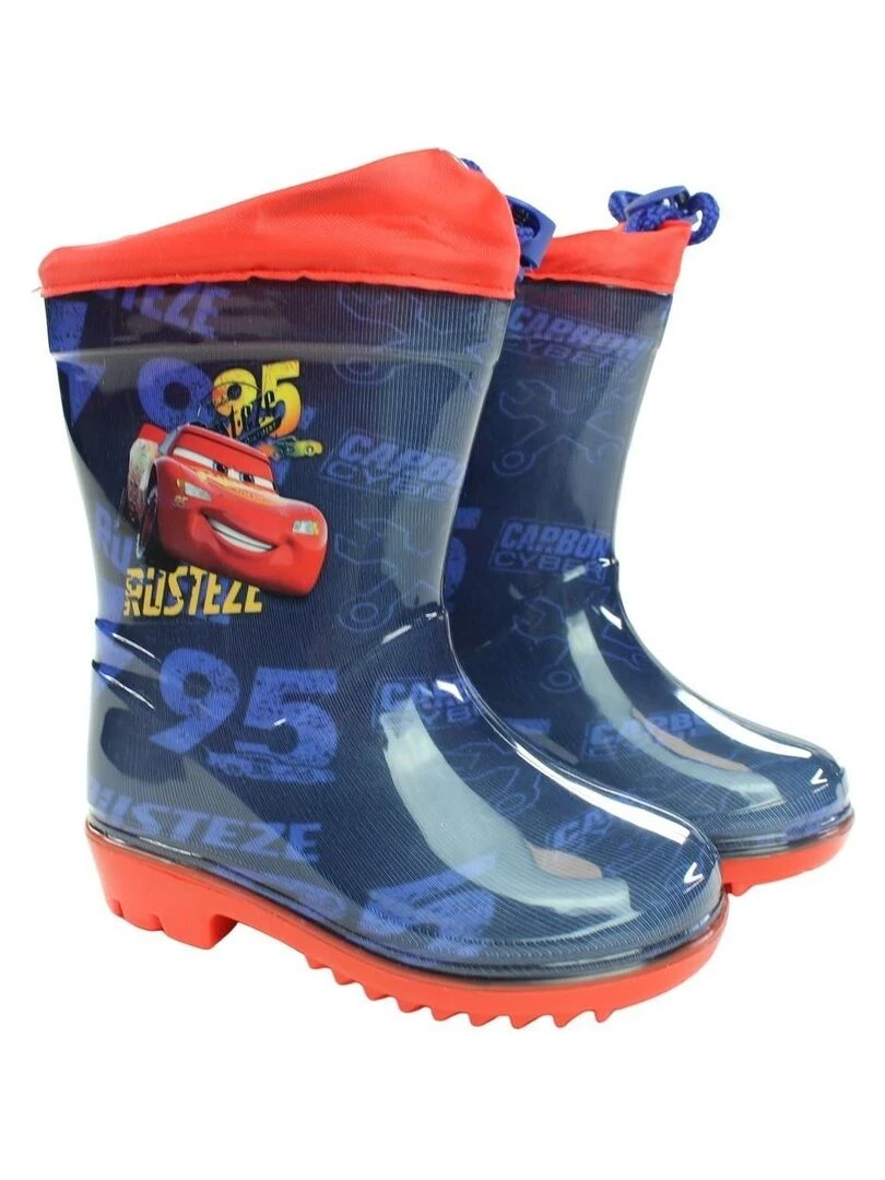 Disney Bottes garçon imprimé Cars Bleu marine