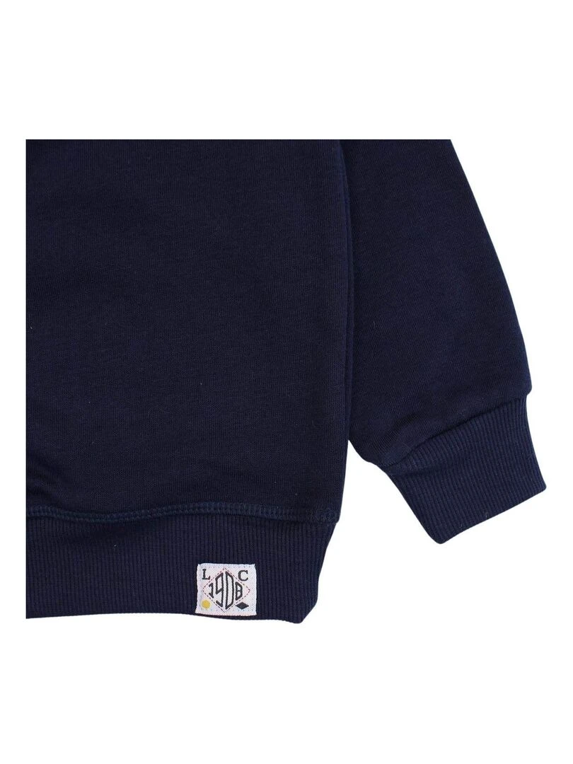 Lee Cooper   Sweat garçon imprimé logo   Bleu marine