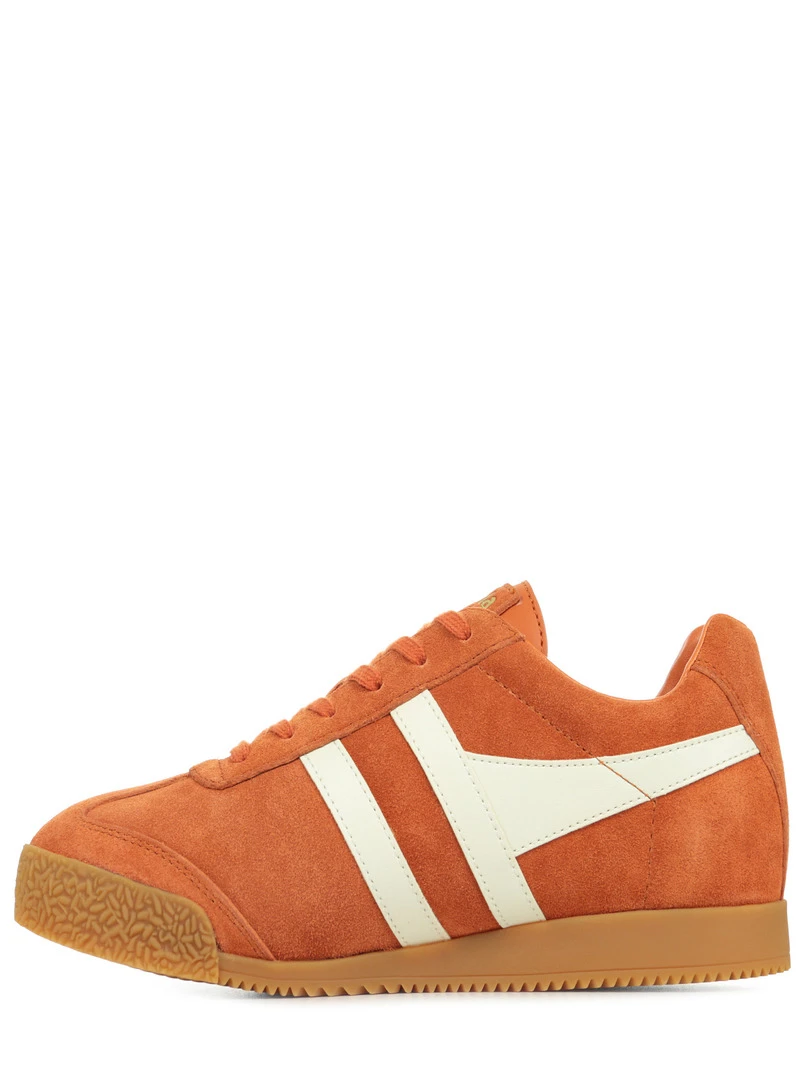 Baskets Gola Harrier Suede   Orange