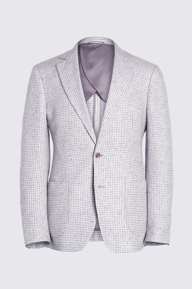 Tailored Fit Aqua Donegal Jacket    Buy Online at Moss
