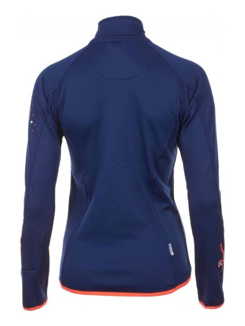 Blouson polarshell femme ACLIMATE Bleu Orange