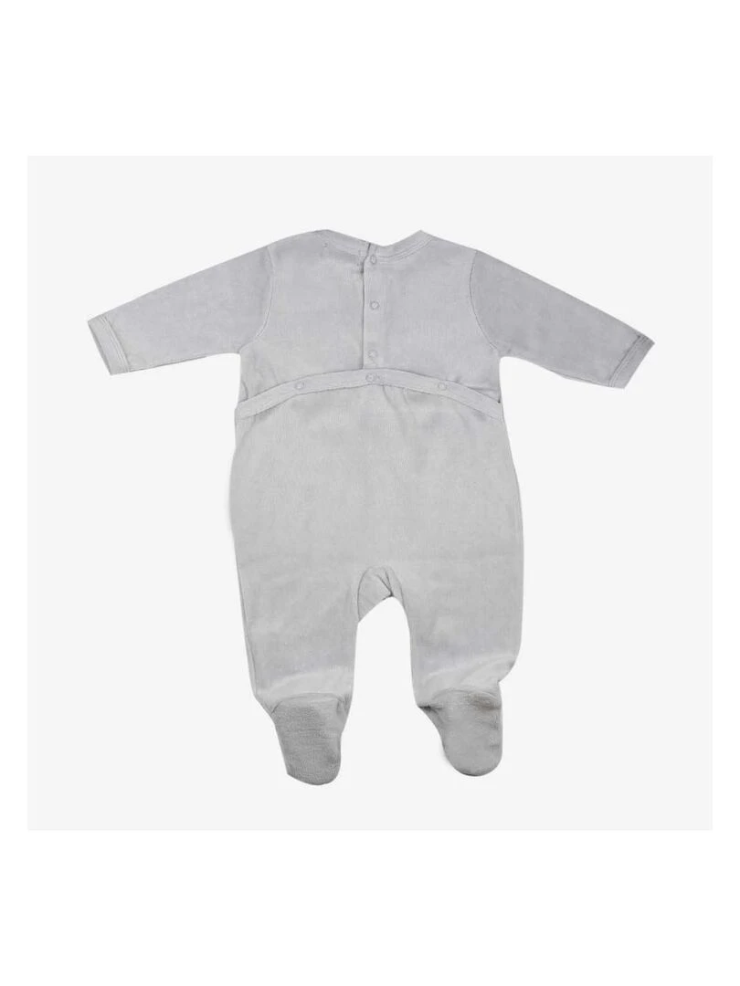 Pyjama bébé modèle petit chat   Gris