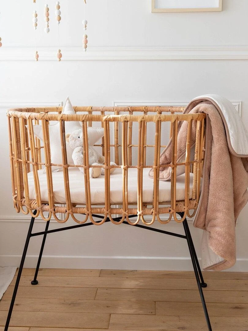 Bemini Couverture Pady jersey et softy Beige