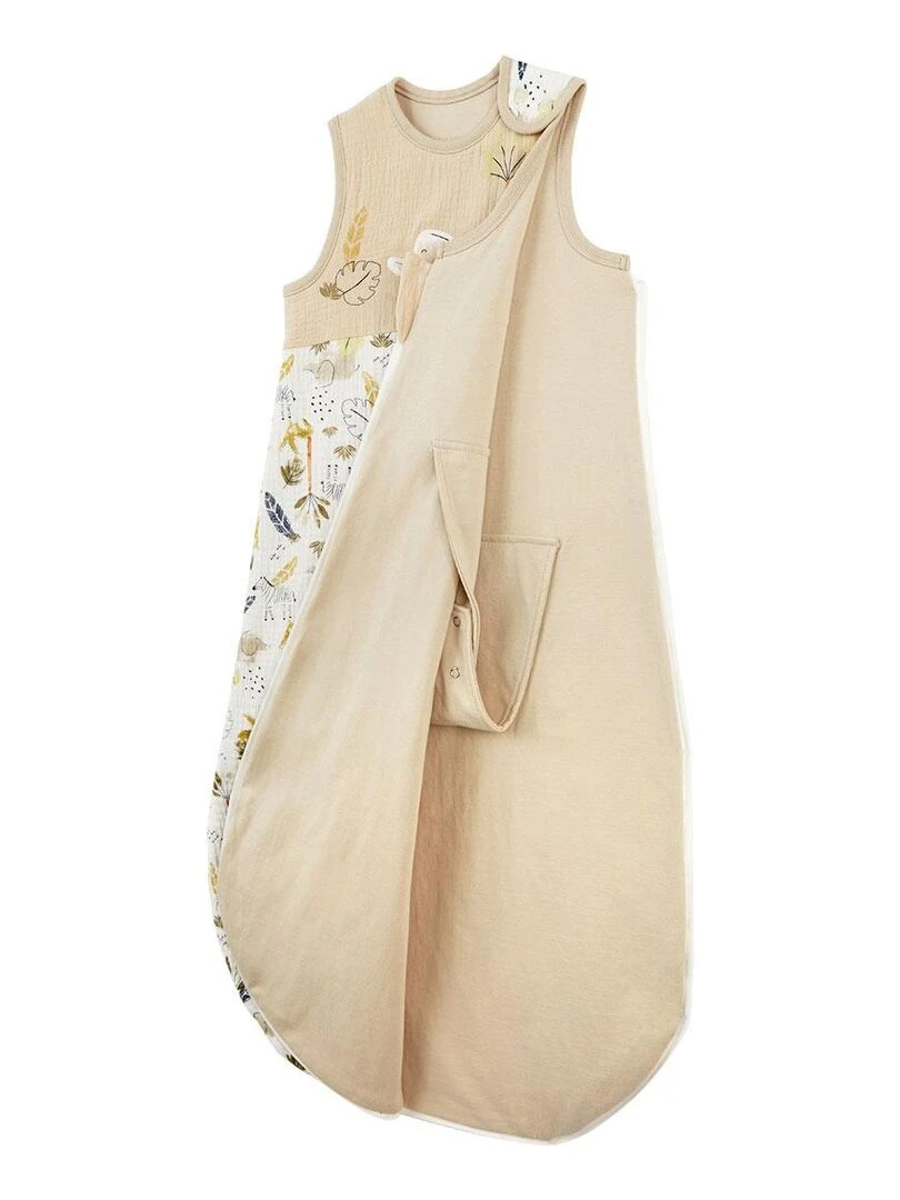 Gigoteuse d'été en gaze de coton Zagora   Beige sable