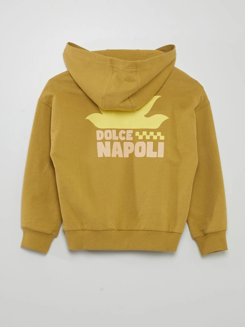 Sweat zippé à capuche   Grafik Edition   Vert