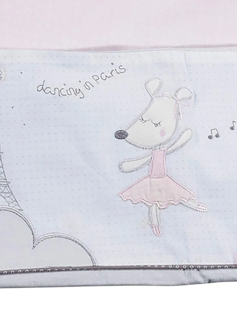 Parure de lit bébé 190x140cm et taie en coton Rose   SAUTHON   Rose