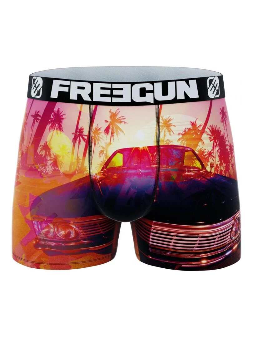 Lot de 3 boxers garçon Summer Vibes Freegun   Noir