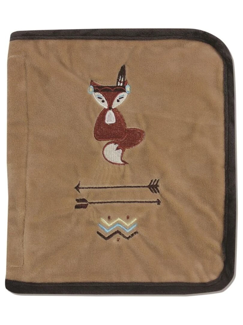 Protège carnet de santé "INDIEN" Les Chatounets Taupe