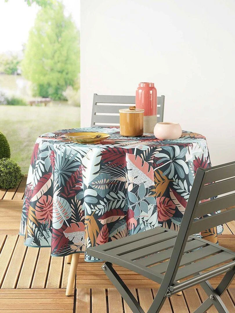 Nappe ronde Jacala Bleu