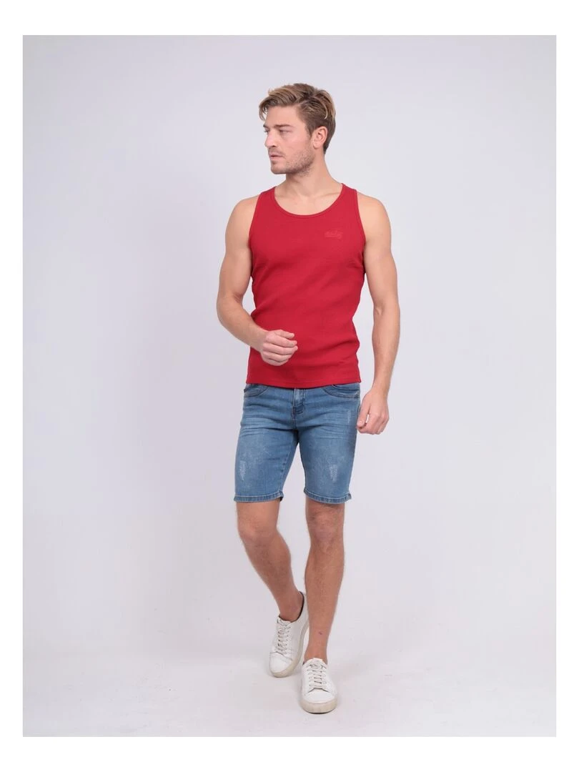 Débardeur pur coton organique WILFRIED III   Rouge