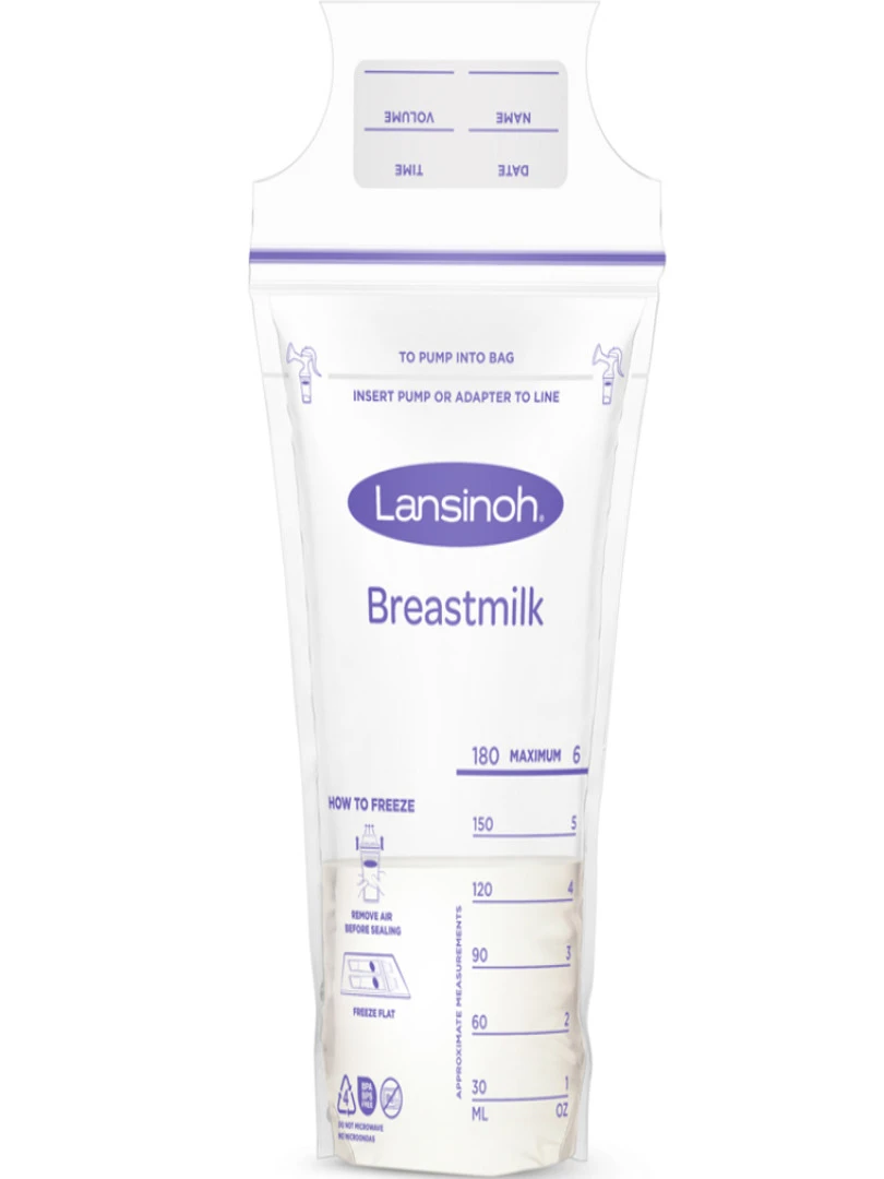 Sachets de conservation du lait maternel (25 sachets) Violet