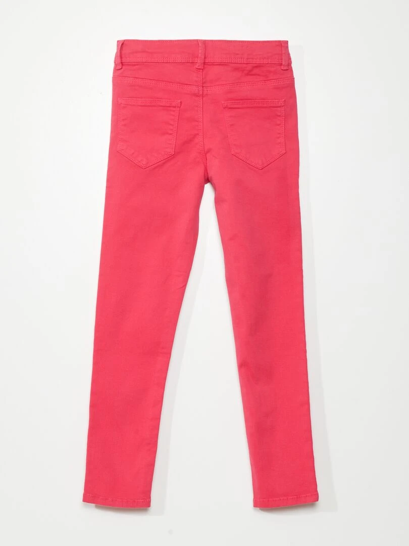 Jean skinny 5 poches Rose