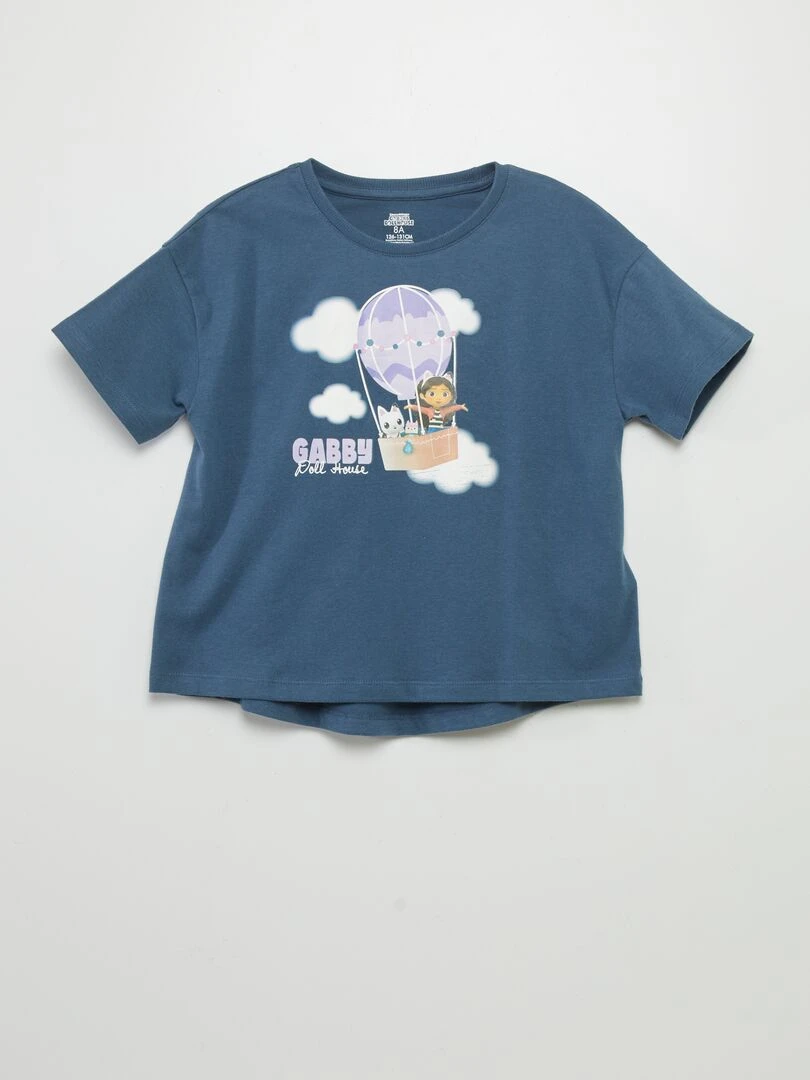 Tee shirt évasé 'Gabby et la maison magique' Bleu marine