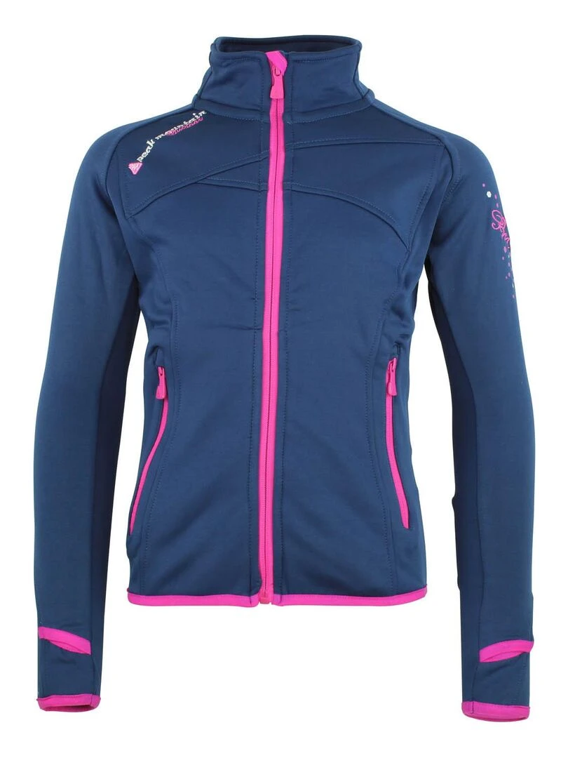 Blouson polarshell fille GACLIMATE PEAK MOUNTAIN Bleu marine