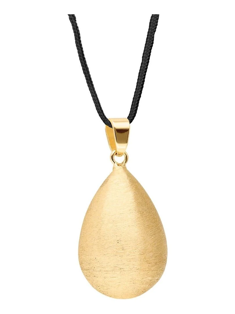 Bola de grossesse Collier Goutte effet brossé Jaune or
