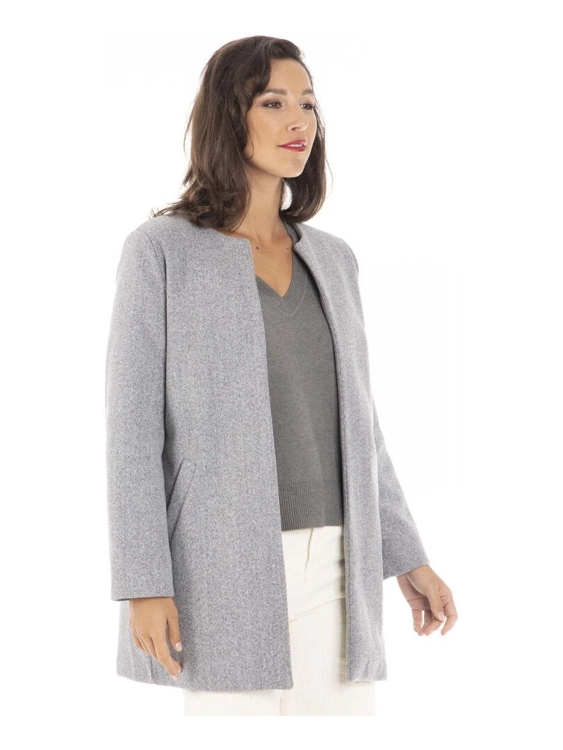 Manteau  ELIE   Gérard Pasquier   Gris