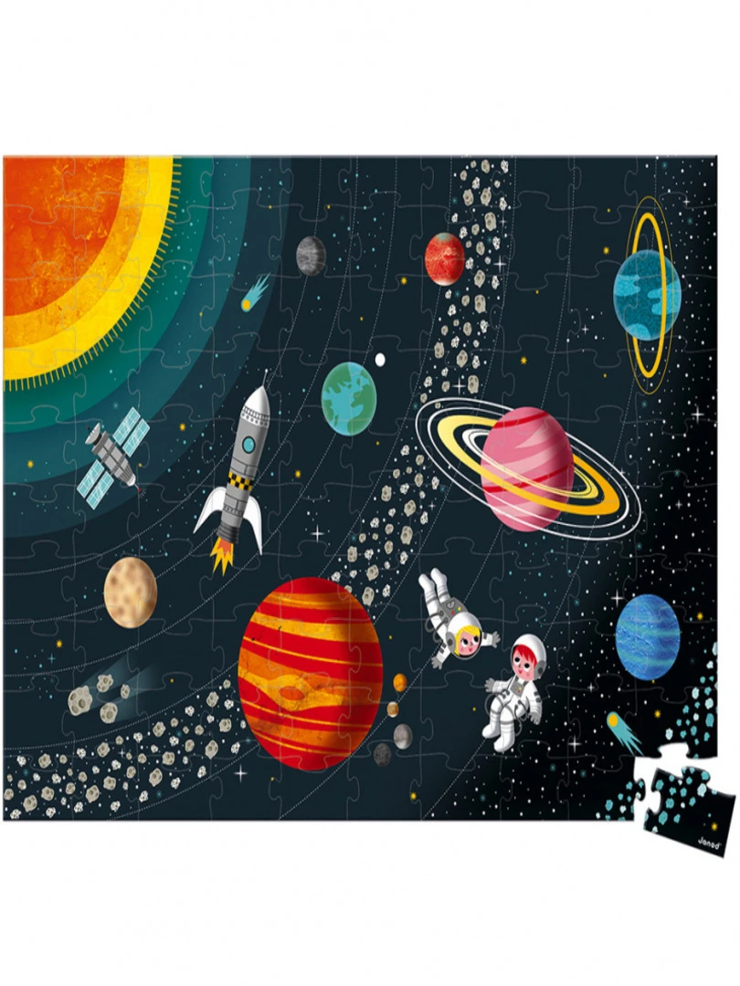 Puzzle Éducatif Le Système Solaire (100 Pièces) N/A