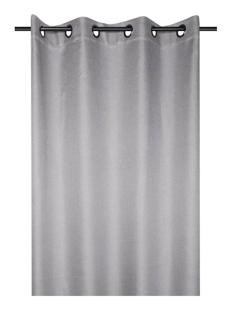 Rideau occultant doublure polaire Gris perle