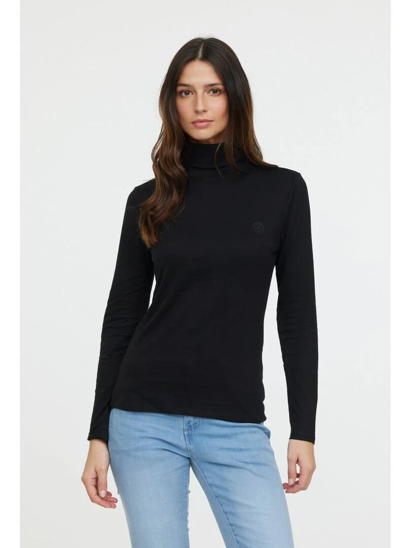 Lee Cooper Pull manches longues coton slim ASLI Noir
