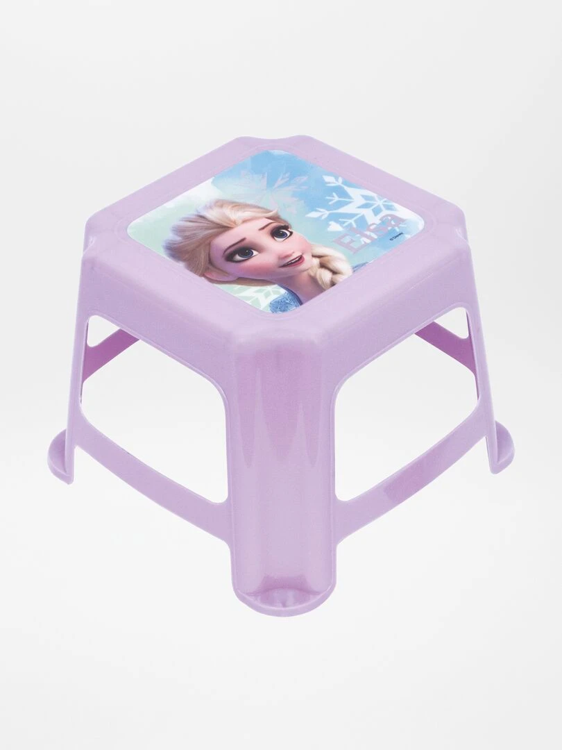 Tabouret 'La Reine des Neiges' Violet