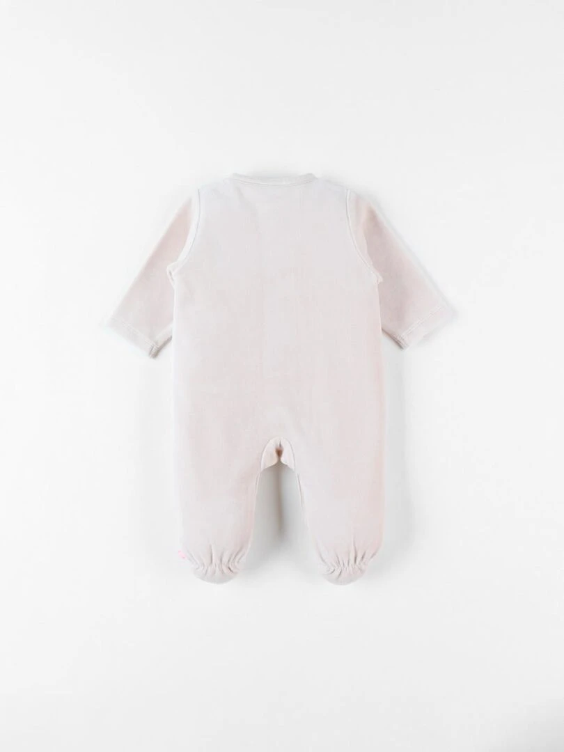 Pyjama 1 pièce en velour clair Noukie's Beige