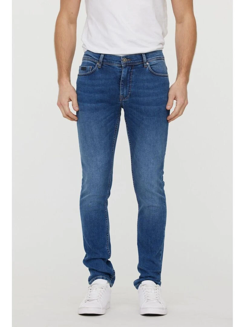 Lee Cooper Jean coton skinny LC132 Bleu