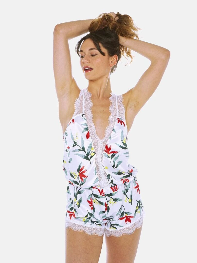 Combishort ETOURDIE   Camille Cerf & Pomm'Poire   Blanc