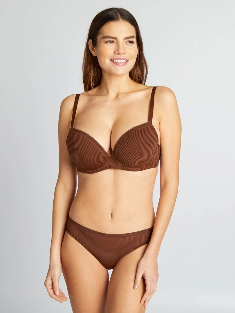 Culotte microfibre Marron foncé